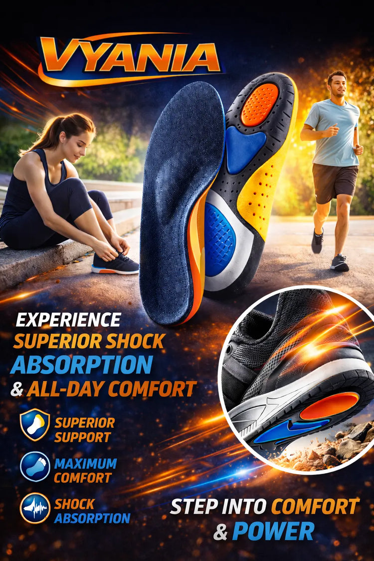 Running Orthopedic Insoles for Pressure Relief Vyania