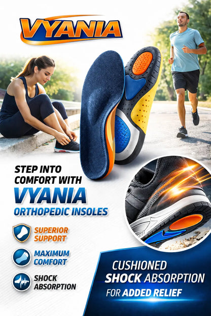 Orthopedic Shock Absorbing Shoe Insoles Vyania
