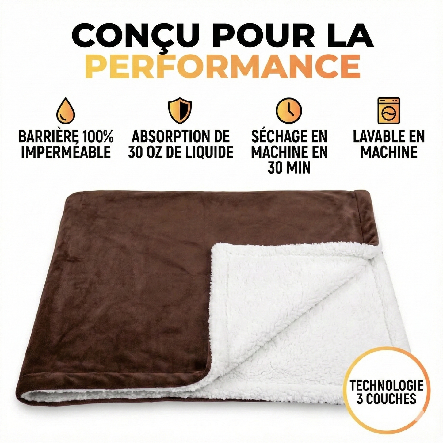 Plaid Waterproof Confort Intime